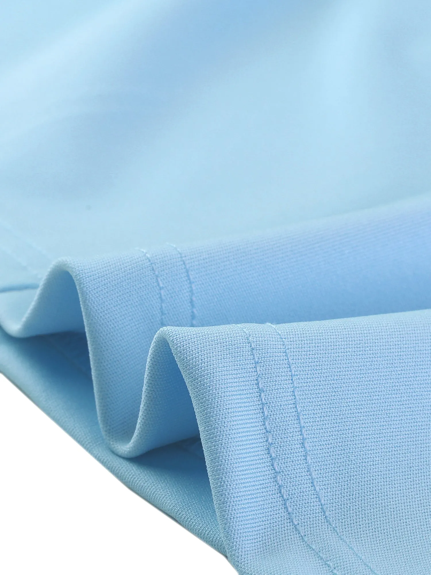 Spaghetti Strap Sleeveless V Neck Ruched Faux Wrap Split Hem Bodycon Midi Dress sold by Allegra K product image thumbnail 5