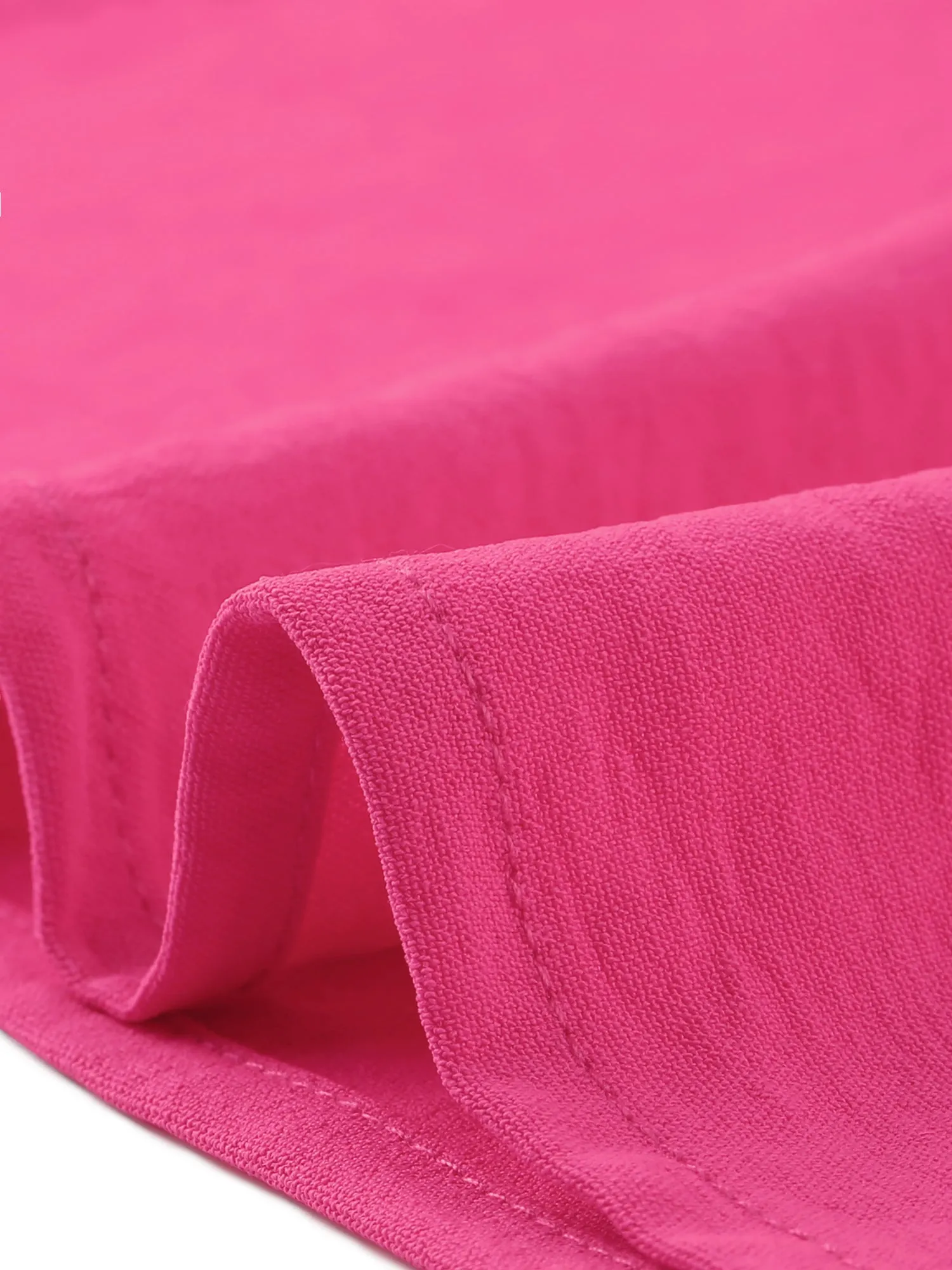 Puff Sleeve Blouse Round Neck Short Sleeve Blouse sold by Allegra K product image thumbnail 5