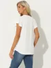 Flare Sleeves Pleated Casual V Neck Tunic Blouse sold by Allegra K