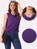 Sleeveless Tops Cowl Neck Lightweight Casual Blouse sold by Allegra K