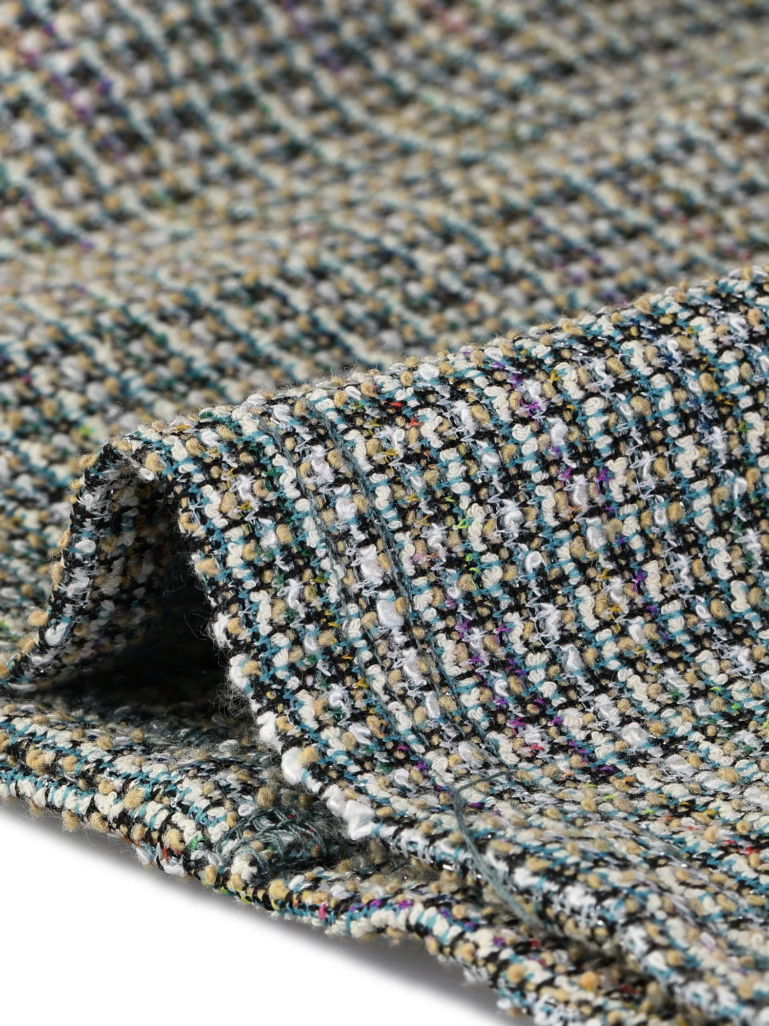 Tweed Open Front Short Sleeve Cropped Jacket sold by Allegra K product image thumbnail 5