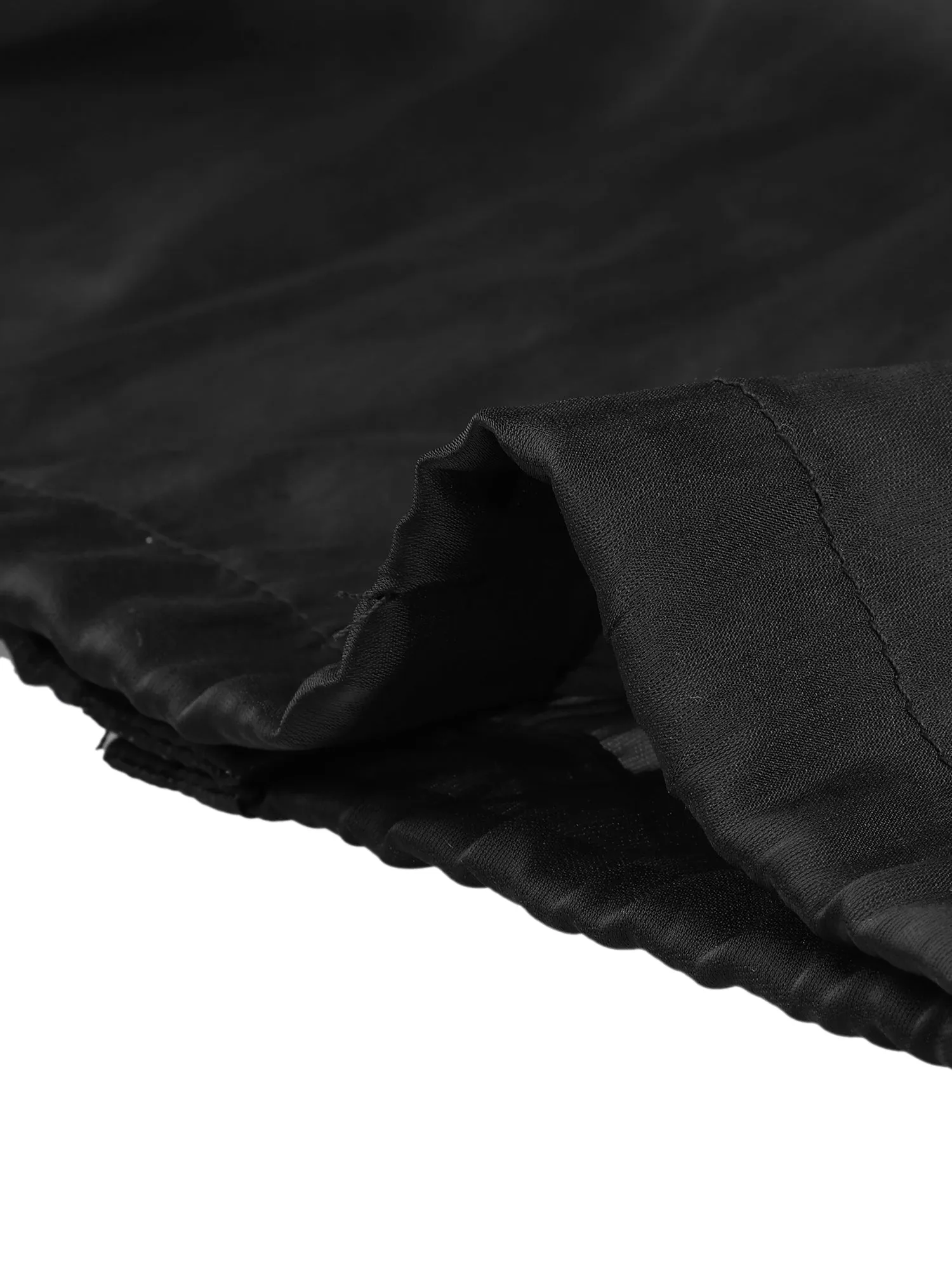 See Through Long Sleeve Drawstring Hem Button Cropped Mesh Jacket sold by Allegra K product image thumbnail 4