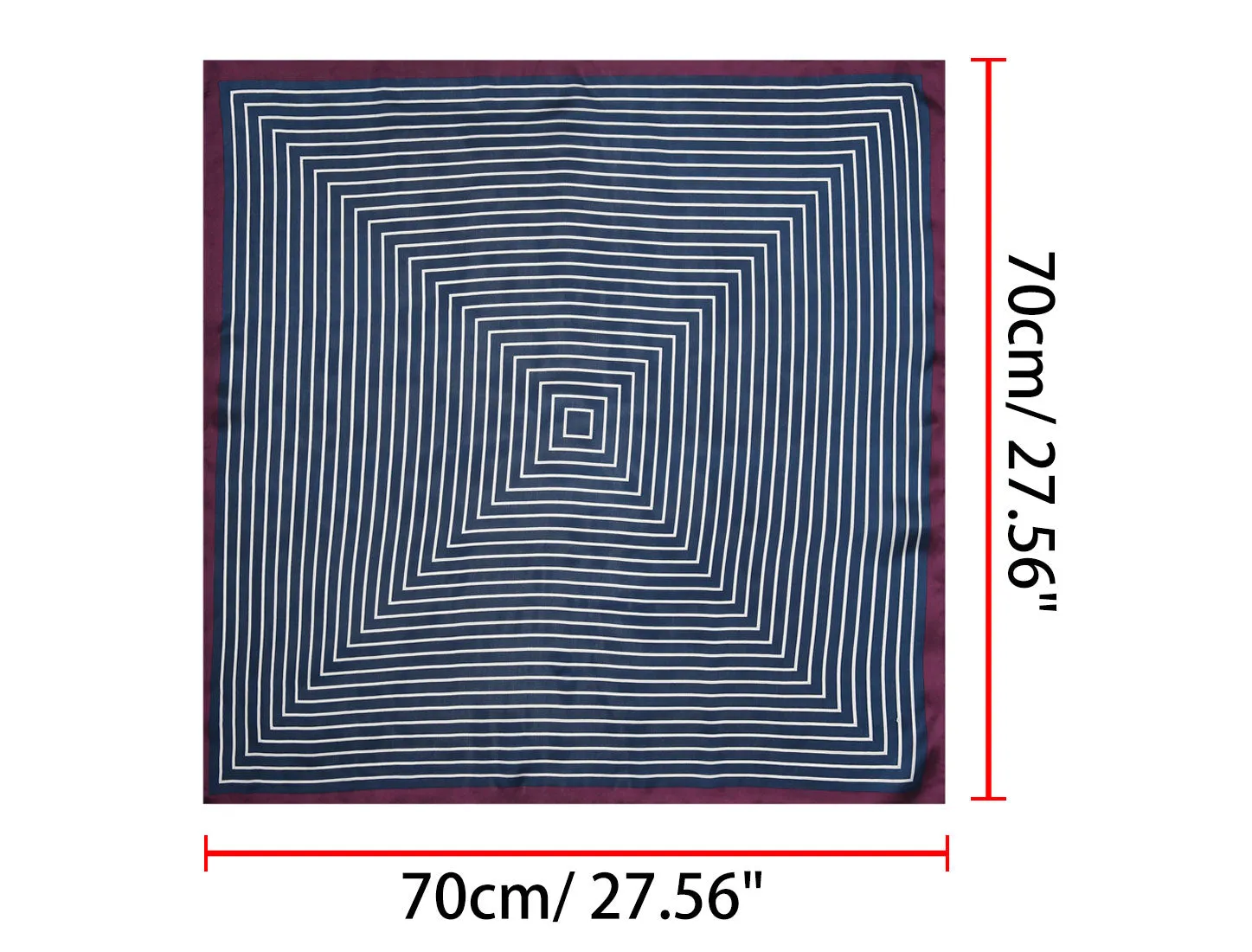 Stripe Print Square Scarves Kerchief Neckerchief Headband sold by Allegra K product image thumbnail 3