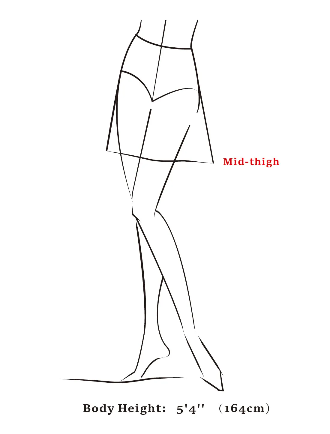 Check Slit Hem Faux Suede Mini Skirt sold by Allegra K product image thumbnail 2