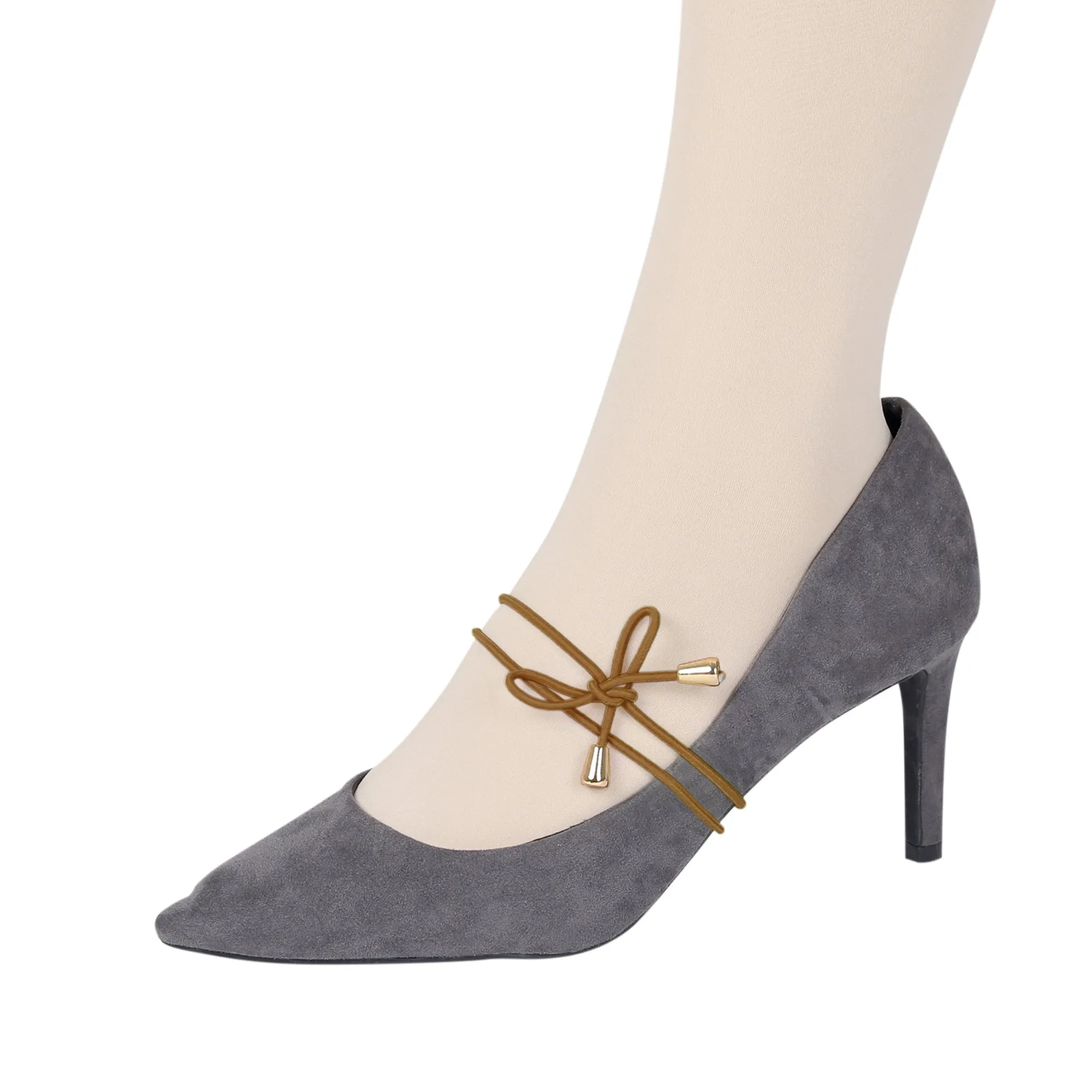 Detachable Crossed Elastic String High Heels Shoe Straps Belts Bands sold by Allegra K product image thumbnail 2