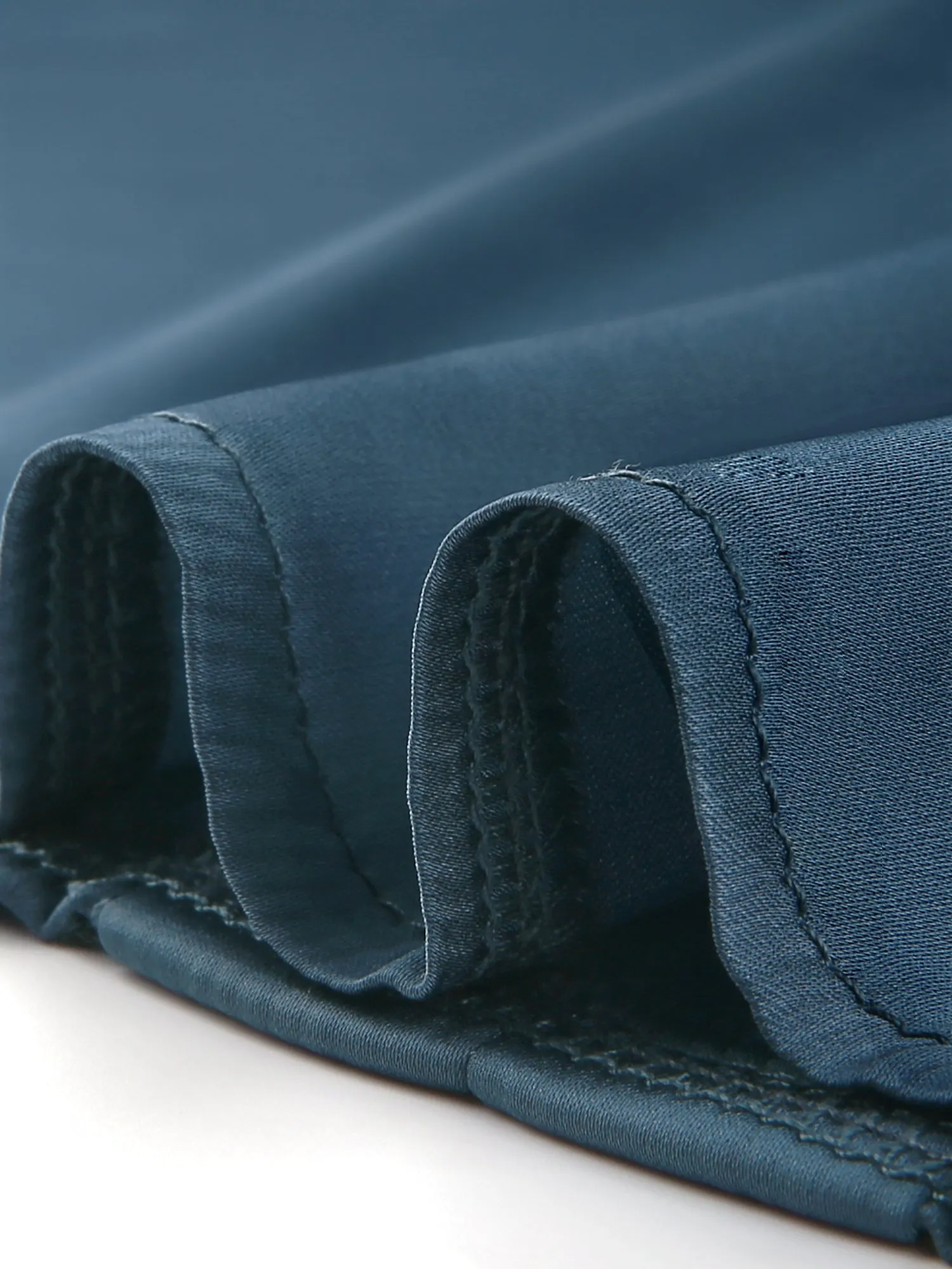 Satin V Neck Long Sleeve Silky Office Work Solid Shirt sold by Allegra K product image thumbnail 5