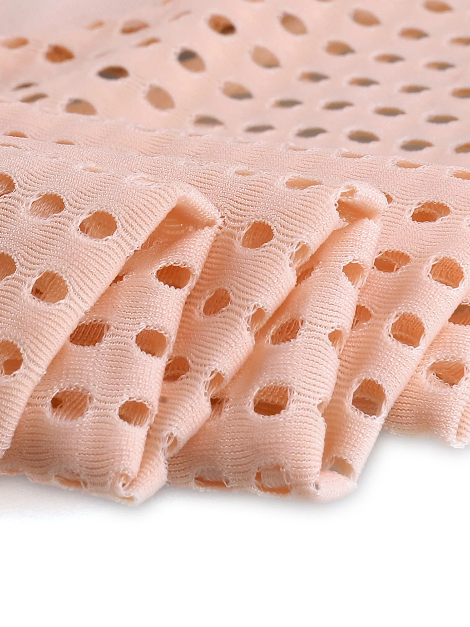 Mesh Insert Long Sleeve Gym Running Workout Cropped Tops sold by Allegra K product image thumbnail 5