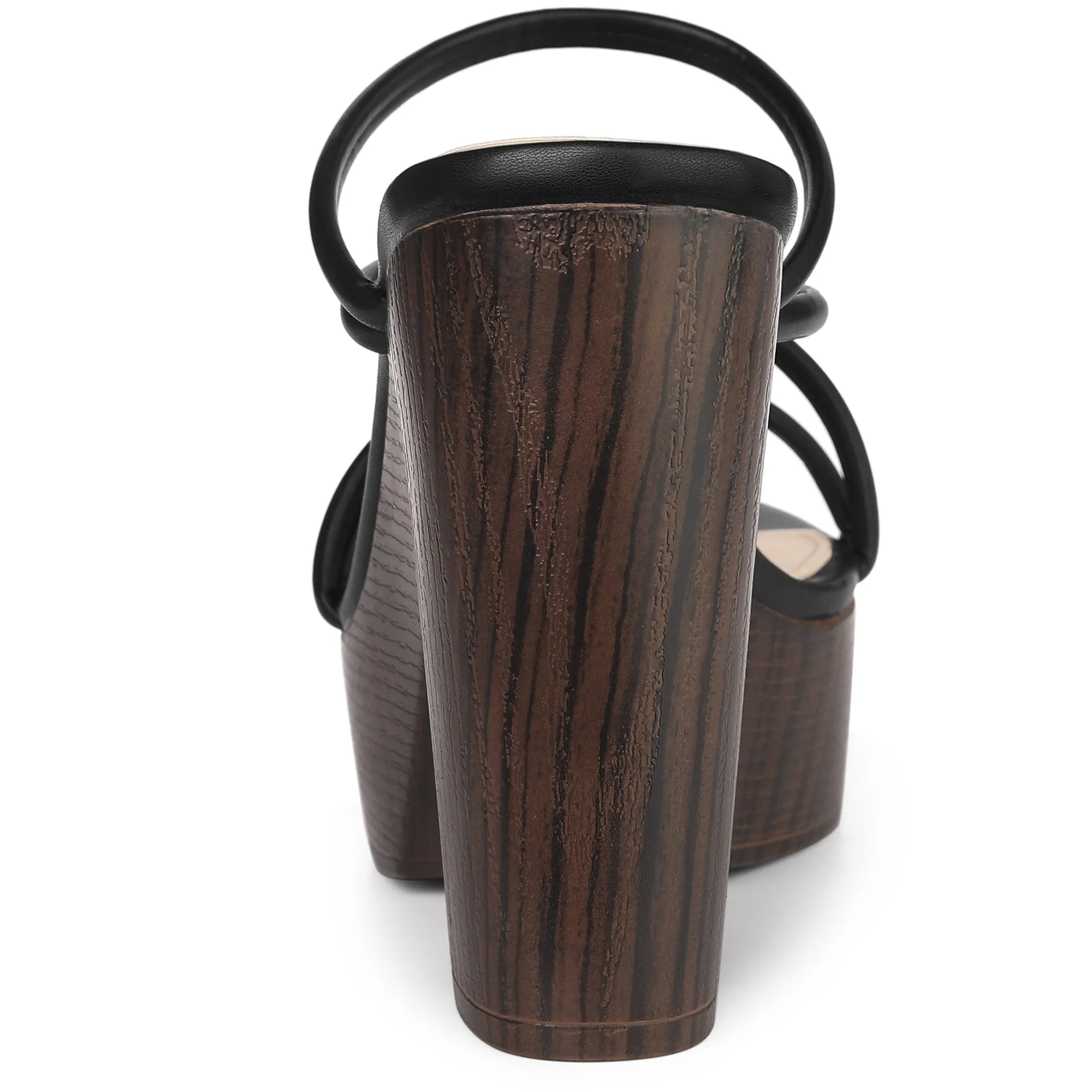 Women's Chunky Heel Strappy Platform Heels Slide Sandals sold by Allegra K product image thumbnail 5