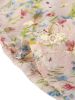 Ruffle Stand Collar Short Sleeve Ditsy Floral Blouse Top sold by Allegra K