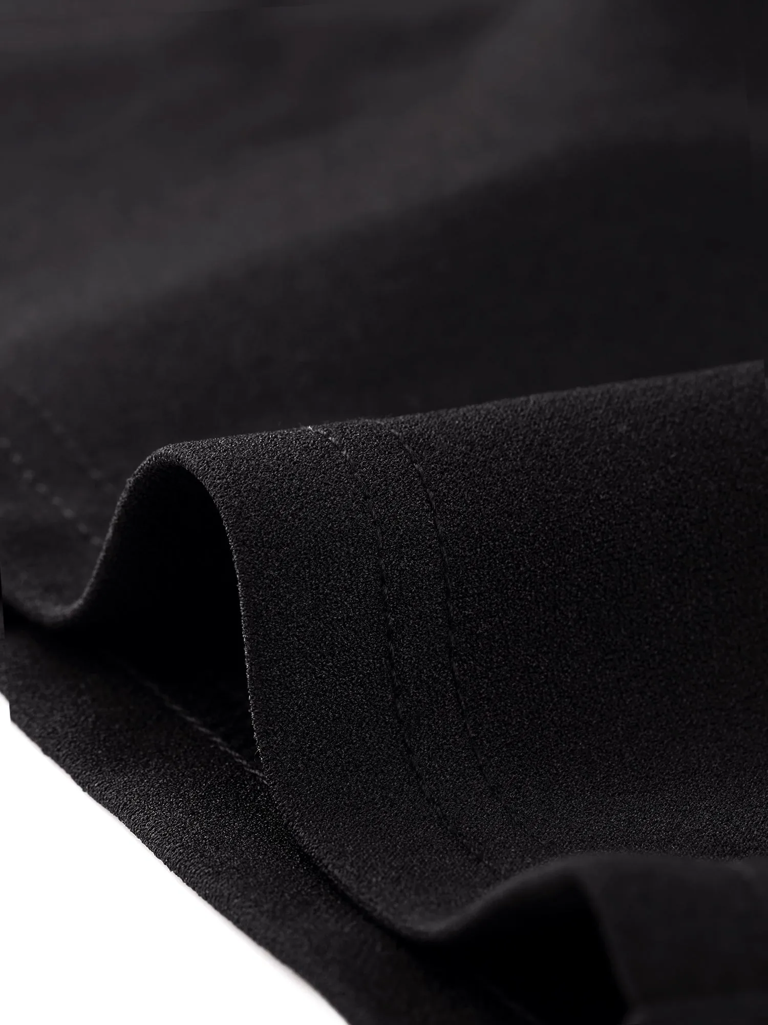 Mock Neck Mesh Dots Long Sleeve Bodycon Midi Sheath Dress sold by Allegra K product image thumbnail 3