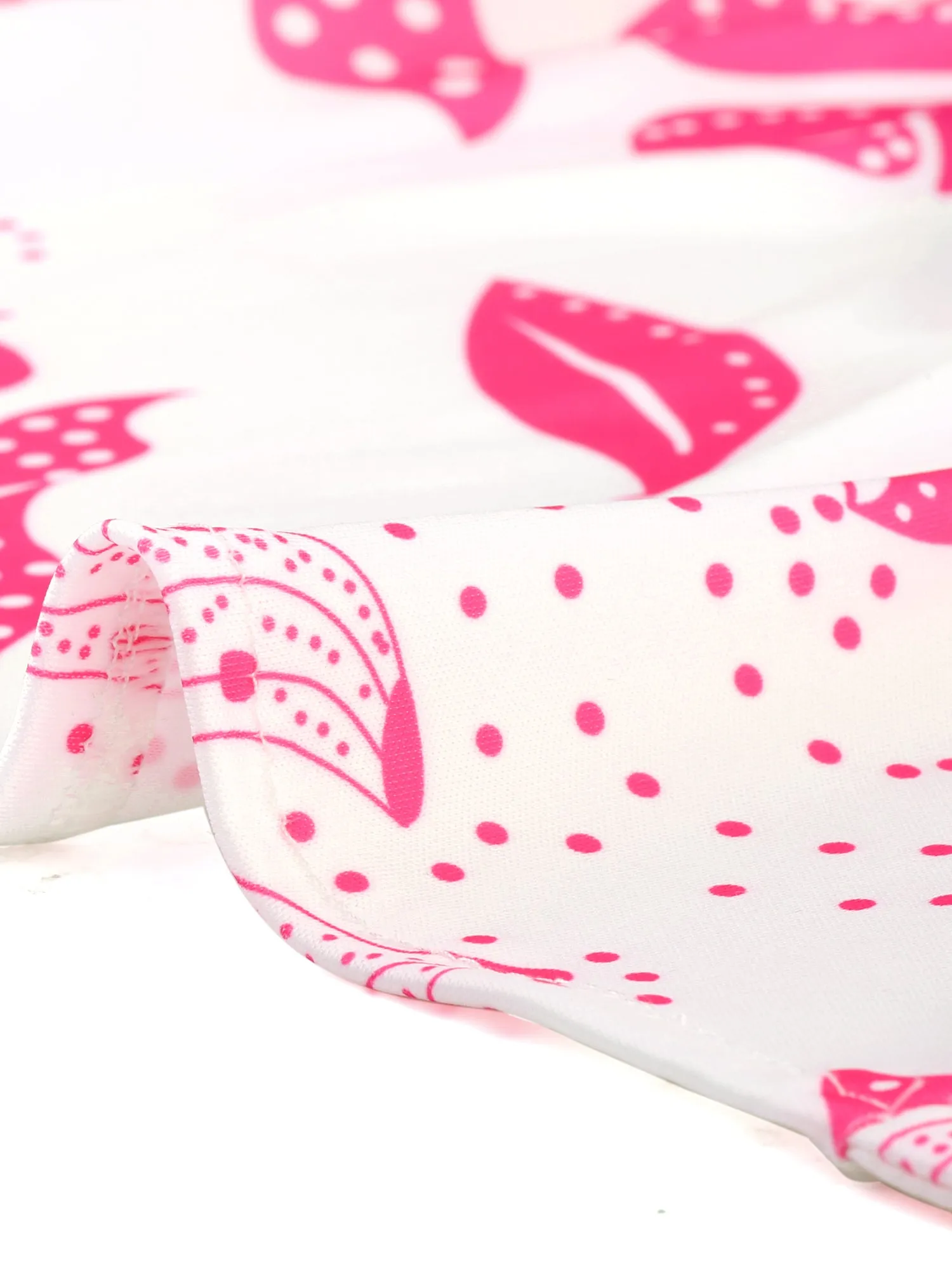 Floral Print Knot Front Puff Sleeve Crop Top Shorts 2 Piece Set sold by Allegra K product image thumbnail 4