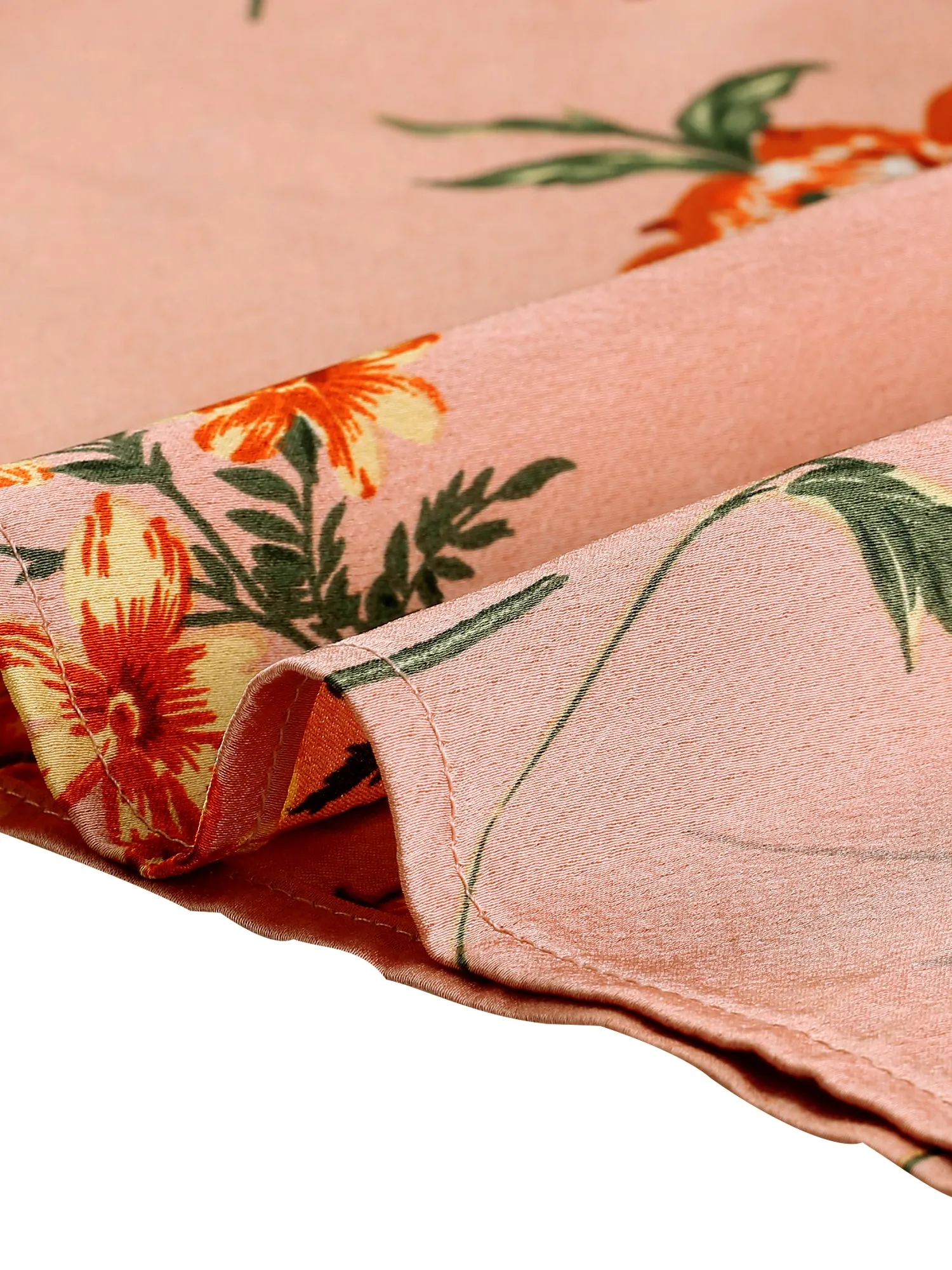 Floral Spaghetti Strap Split Self Tie Summer Midi Dress Sundress sold by Allegra K product image thumbnail 5