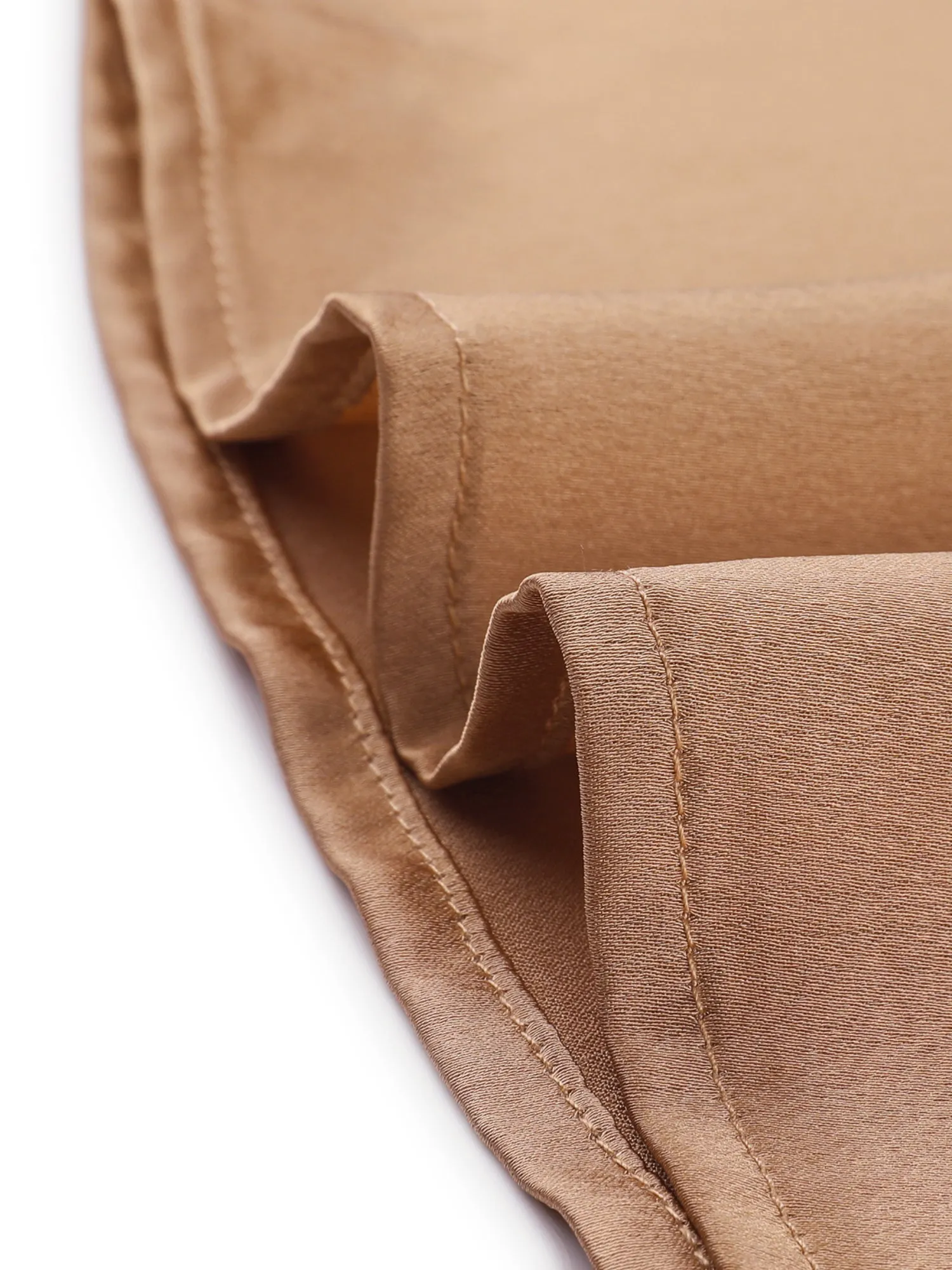 High Waist Side Zipper Split Satin Slip Skirt sold by Allegra K product image thumbnail 5