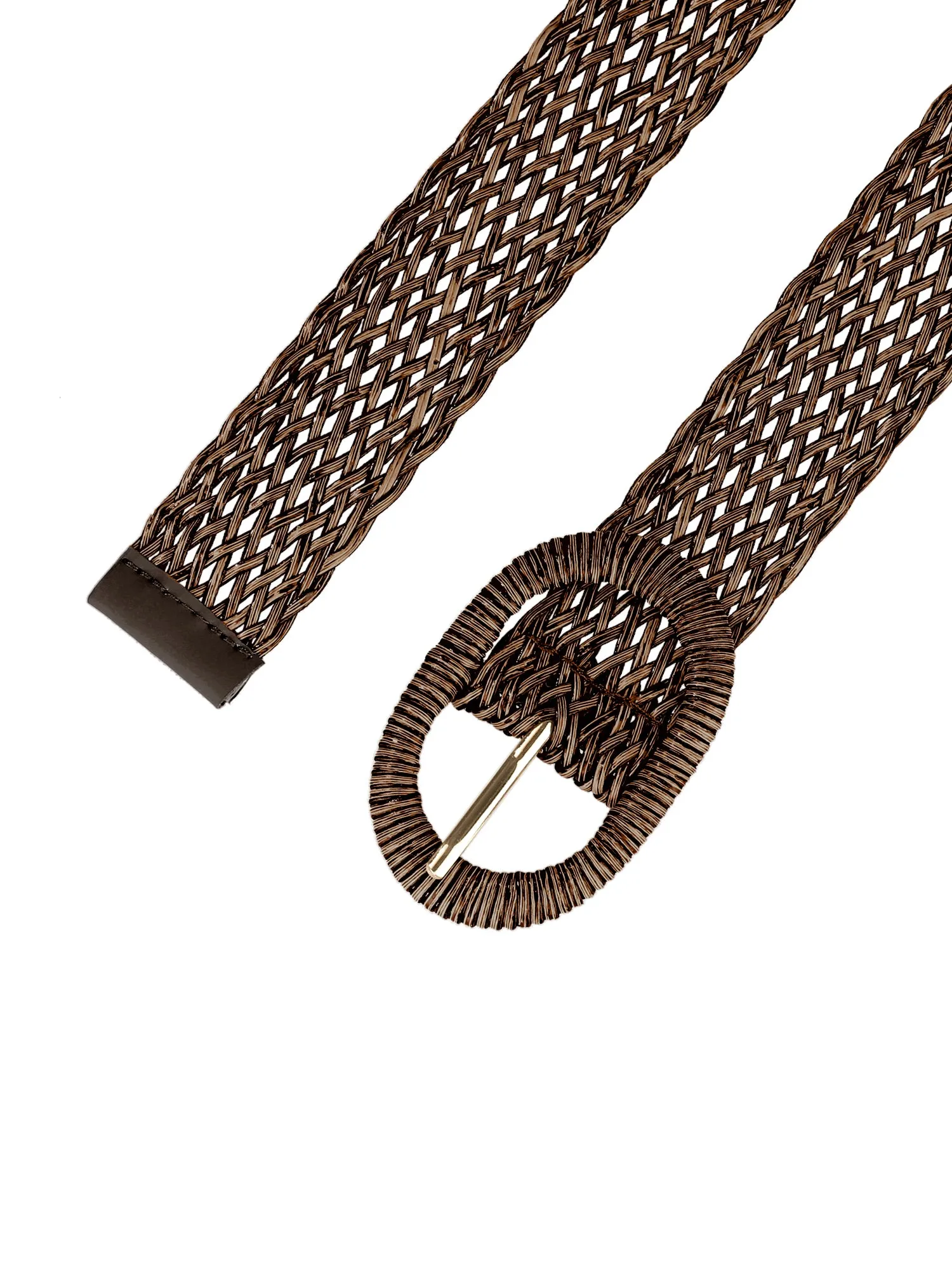 Skinny Waist Braided Woven Dress Metal Buckle Belts sold by Allegra K product image thumbnail 2