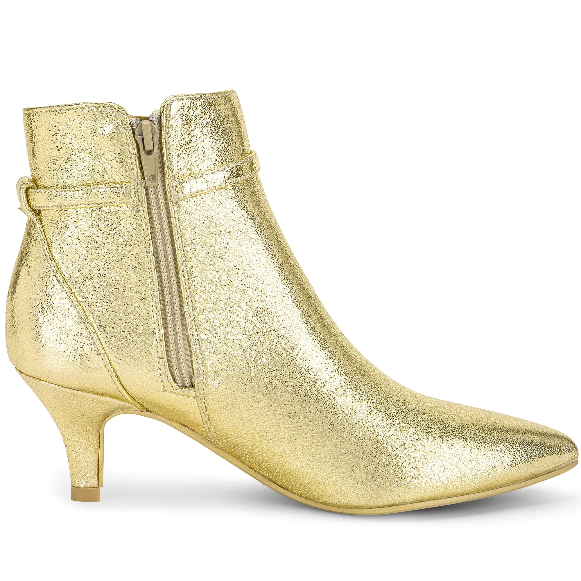 Women's Pointed Toe Elastic Stiletto Heels Ankle Booties sold by Allegra K product image thumbnail 5