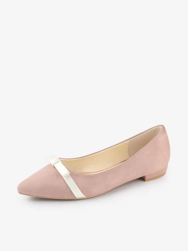 Pointed Toe Slip on Ballet Flat Shoes sold by Allegra K