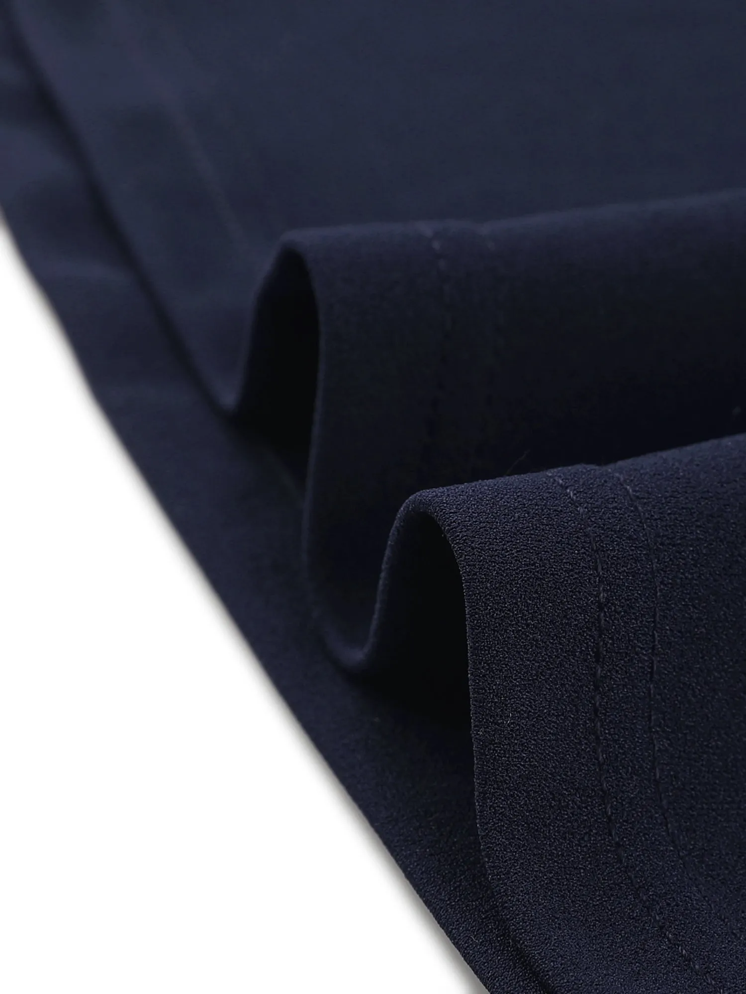 Elegant V Neck Tie Waist Long Sleeve Faux Wrap Work A-line Dress sold by Allegra K product image thumbnail 4