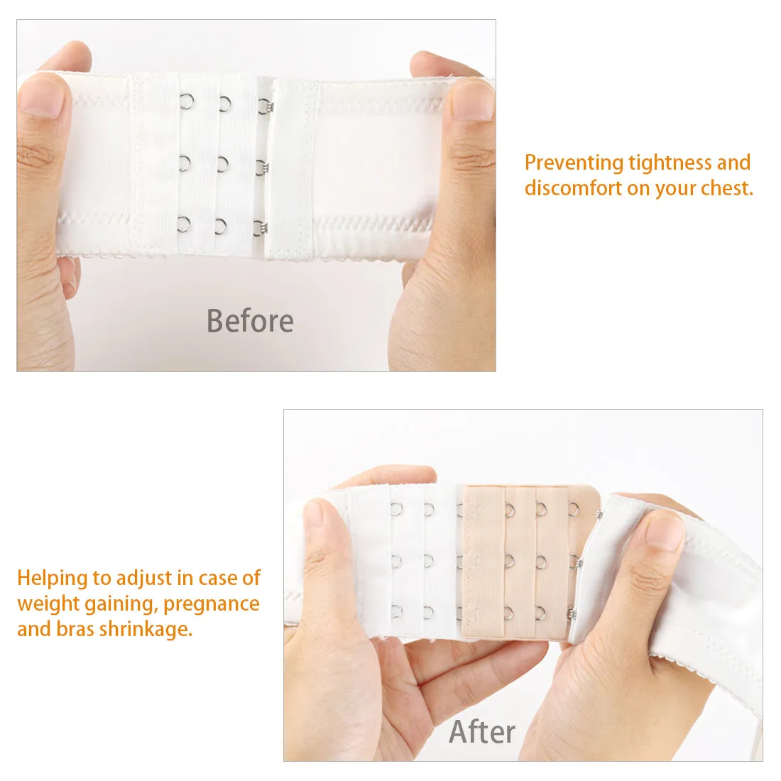 Multi Color Hooks Bra Extender Extension Strap Bra Band sold by Allegra K product image thumbnail 5