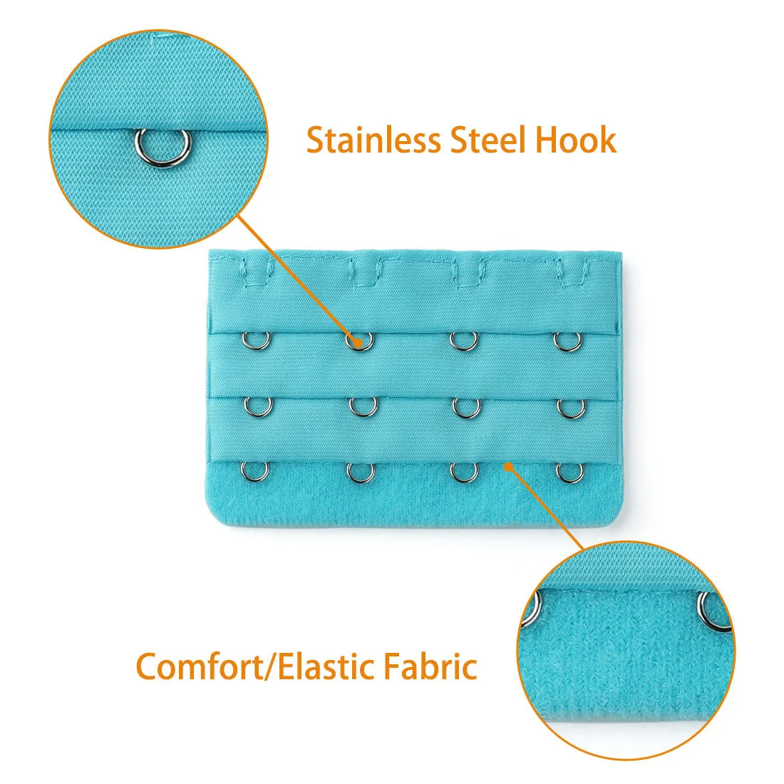 Multi Color Hooks Bra Extender Extension Strap Bra Band sold by Allegra K product image thumbnail 4