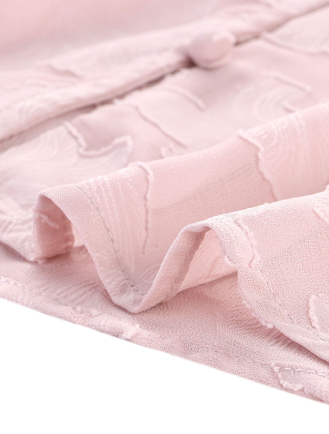 V Neck Ruffle Neckline Floral Top Blouse sold by Allegra K product image thumbnail 5