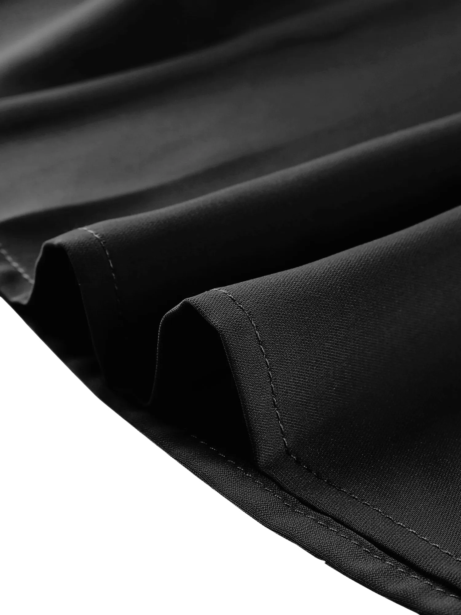 Work Keyhole Elegant Stand Collar Petal Sleeve Chiffon Blouse sold by Allegra K product image thumbnail 5