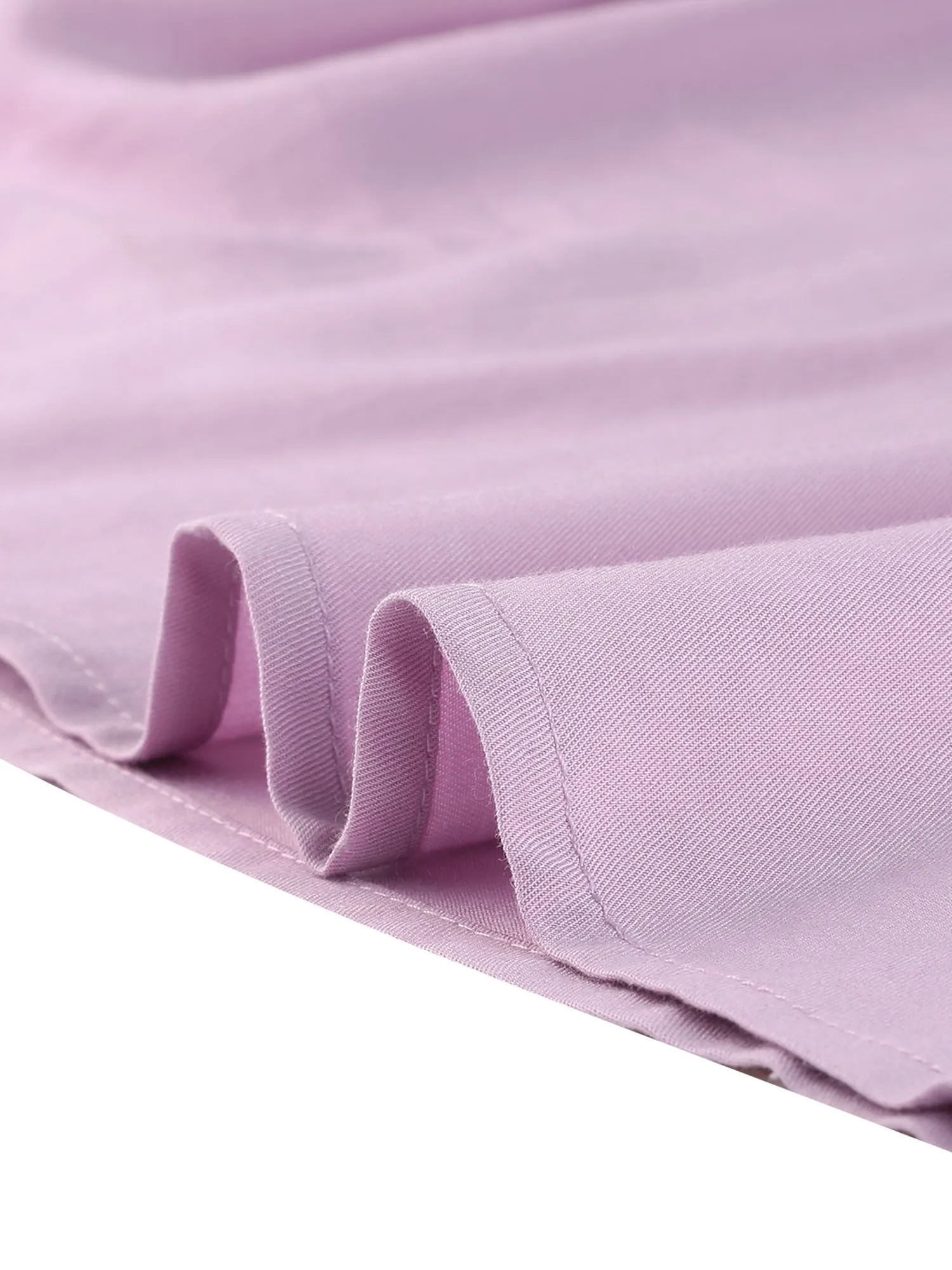 Pleated Contrast Peter Pan Collar Puff Short Sleeve Blouse sold by Allegra K product image thumbnail 5