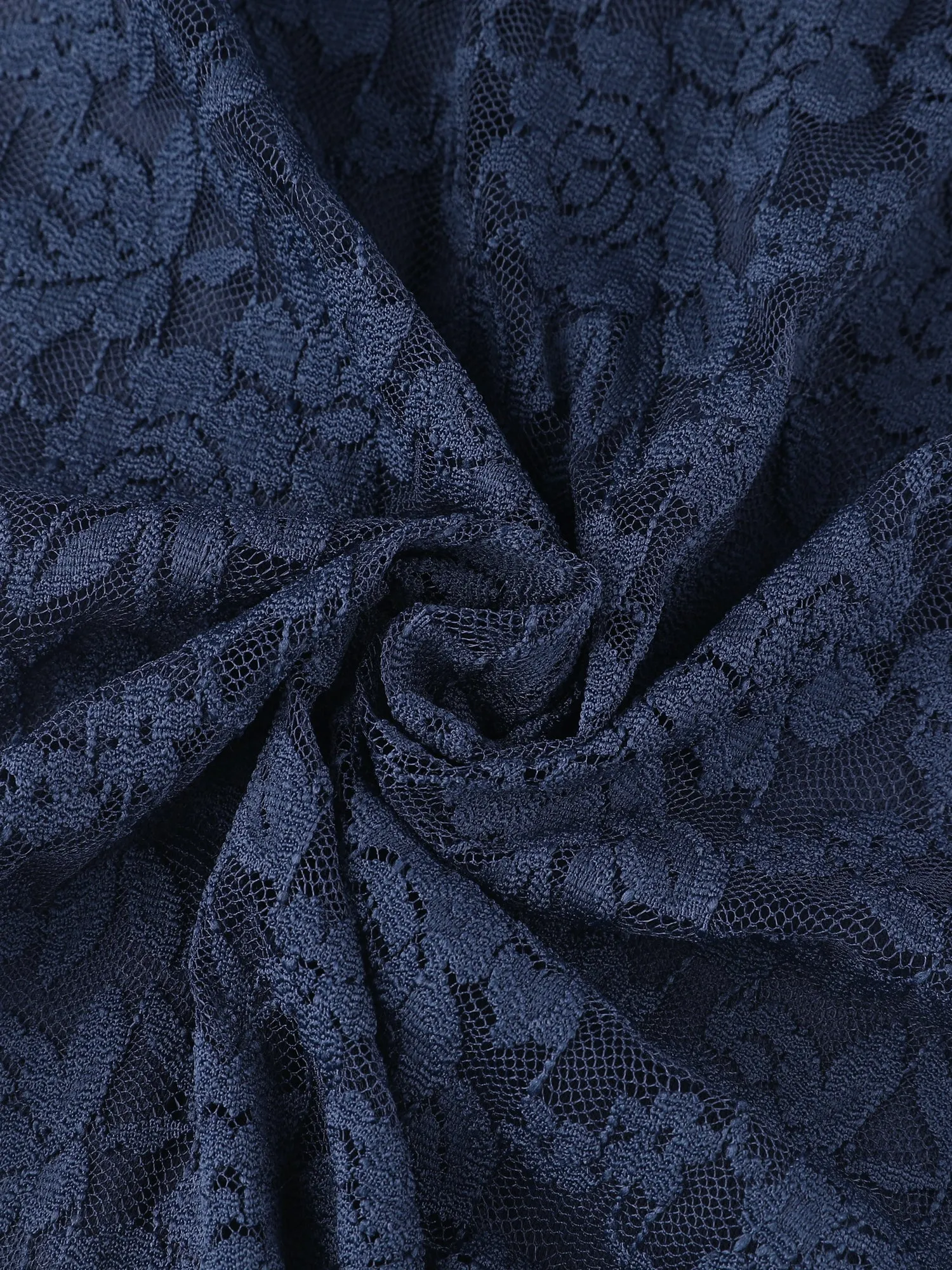 Elegant Stretch Knit Cap Sleeve Allover Floral Lace Bodycon Dress sold by Allegra K product image thumbnail 5