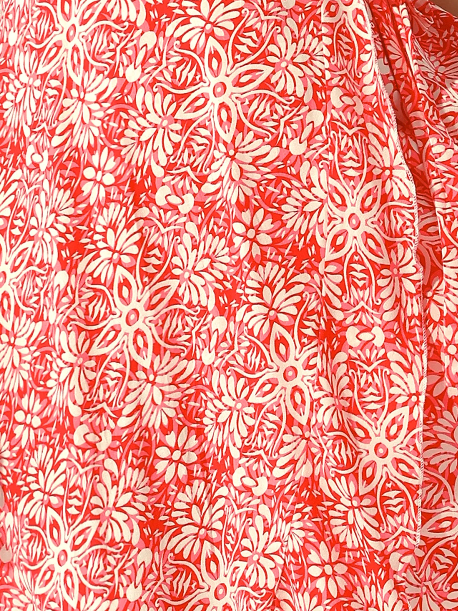 Boho Floral Flutter Sleeve Summer Beach Wrap Midi Dress sold by Allegra K product image thumbnail 4