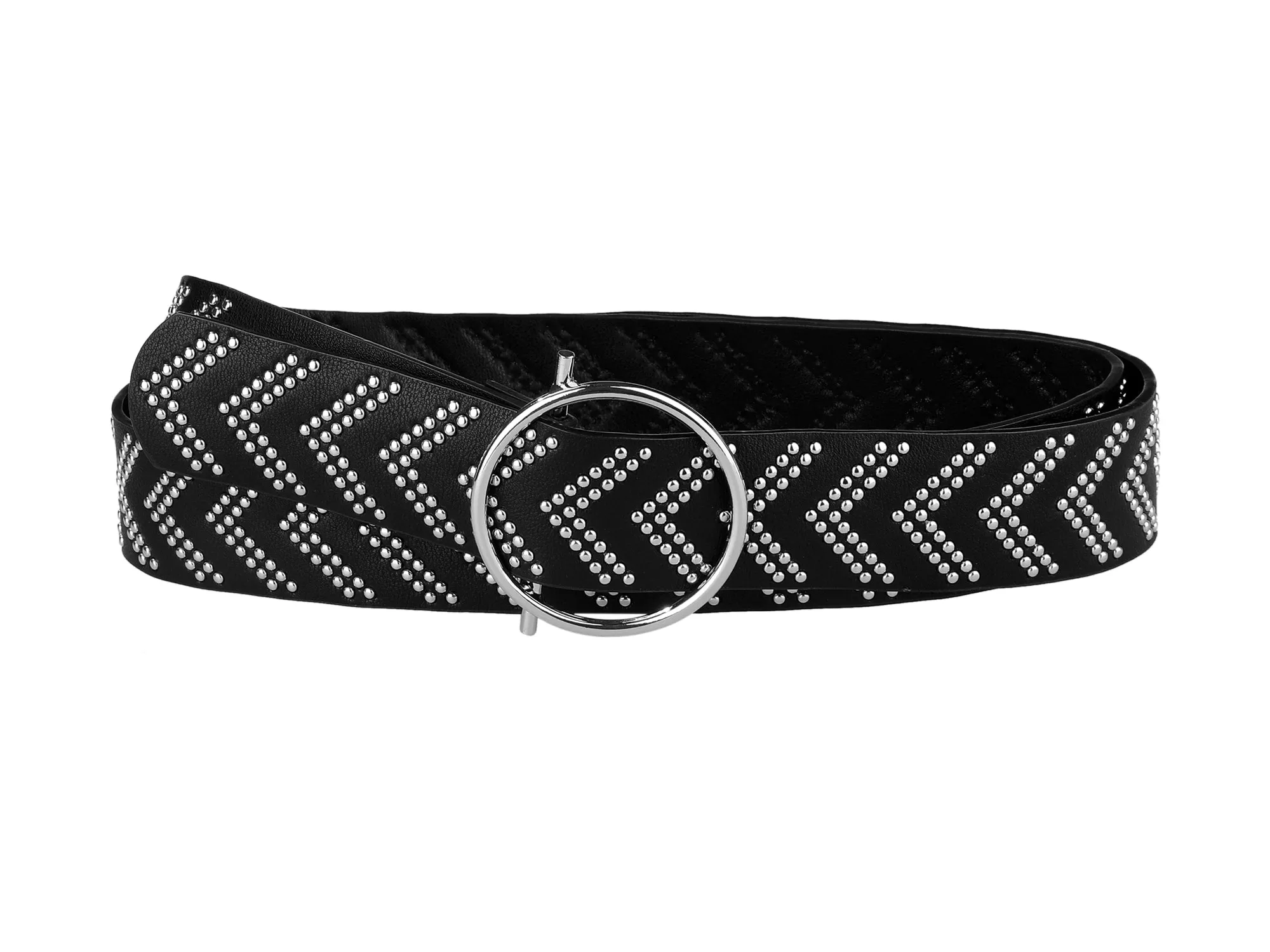 Skinny Waist Belt for Dress Round Metal Buckle Narrow Belts sold by Allegra K