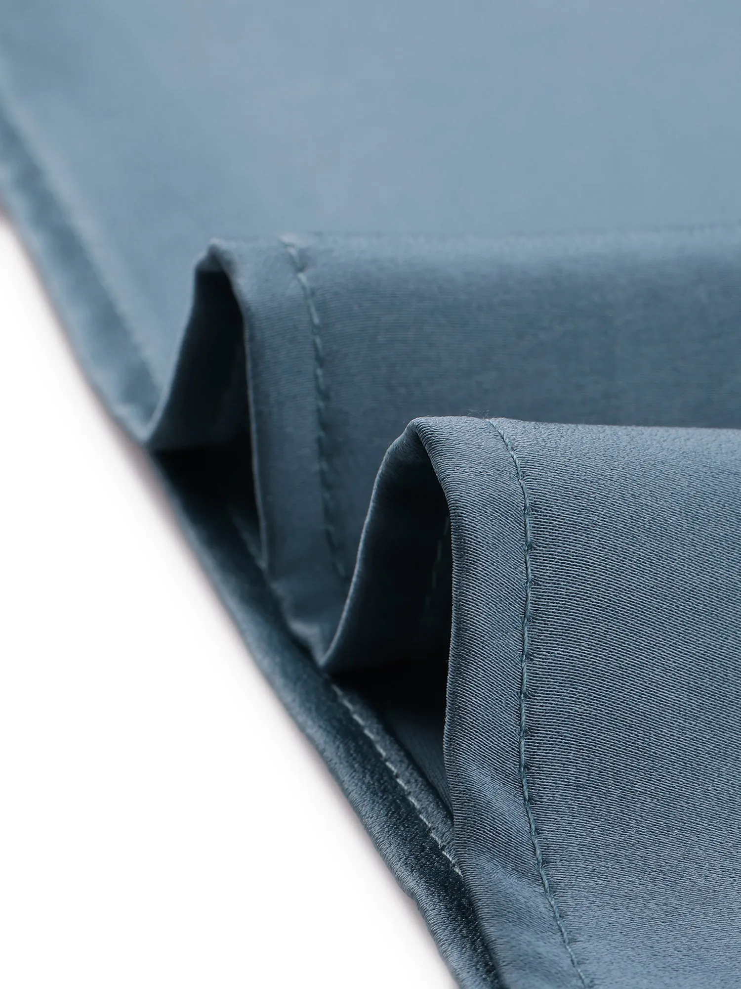 Elegant Choker Cowl Neck Top Puff Long Sleeve Work Satin Blouse sold by Allegra K product image thumbnail 4