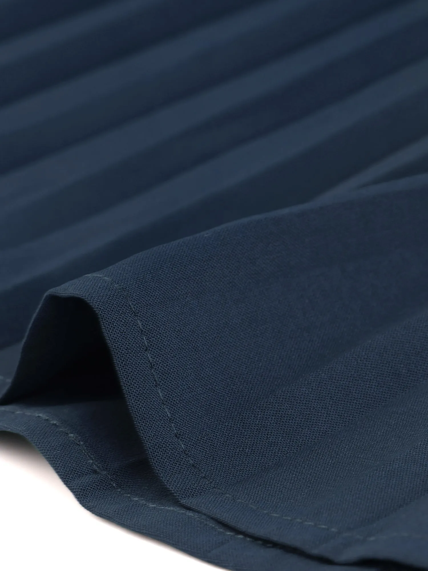 Women's Retro Ruffled Collar Short Sleeve A-Line Pleated Dress sold by Allegra K product image thumbnail 4