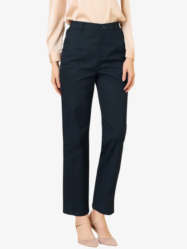 Office Trousers High Waist Straight Leg Bootcut Work Pants sold by Allegra K