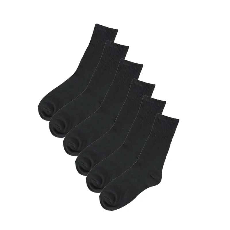 and   Socks for Uniform Solid Color Crew Socks 6 Pairs sold by Allegra K