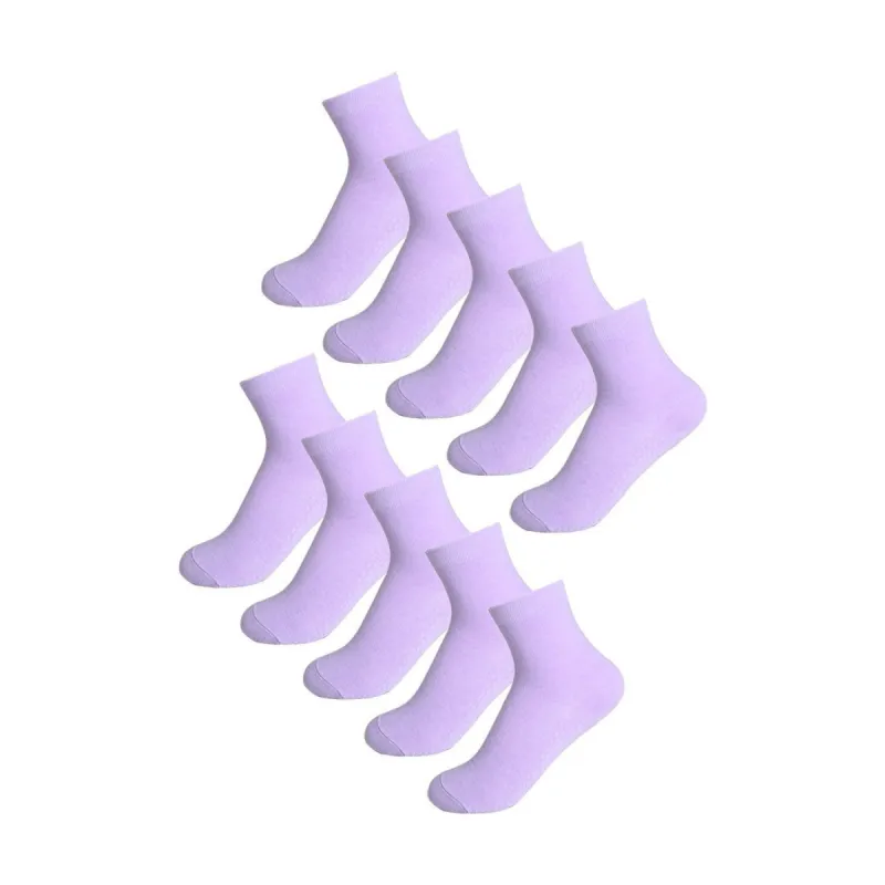 Women 10 Pack Lightweight Stretchy Breathable Crew Socks 7-9 sold by Allegra K