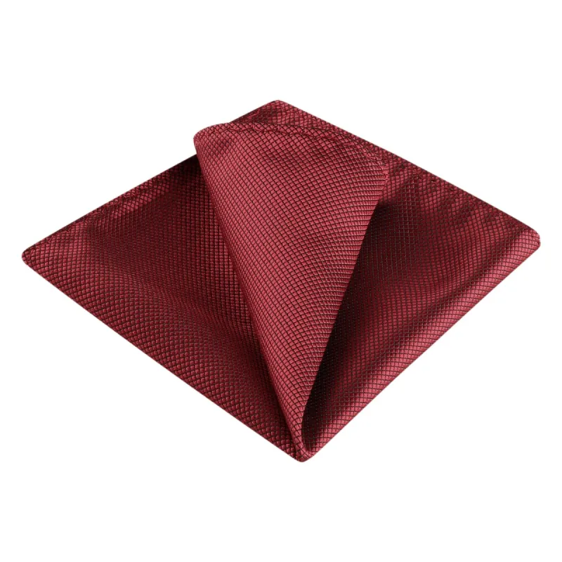 Men's Handkerchiefs Pocket Squares Solid Color Classic Little Grid for Wedding Business sold by Allegra K