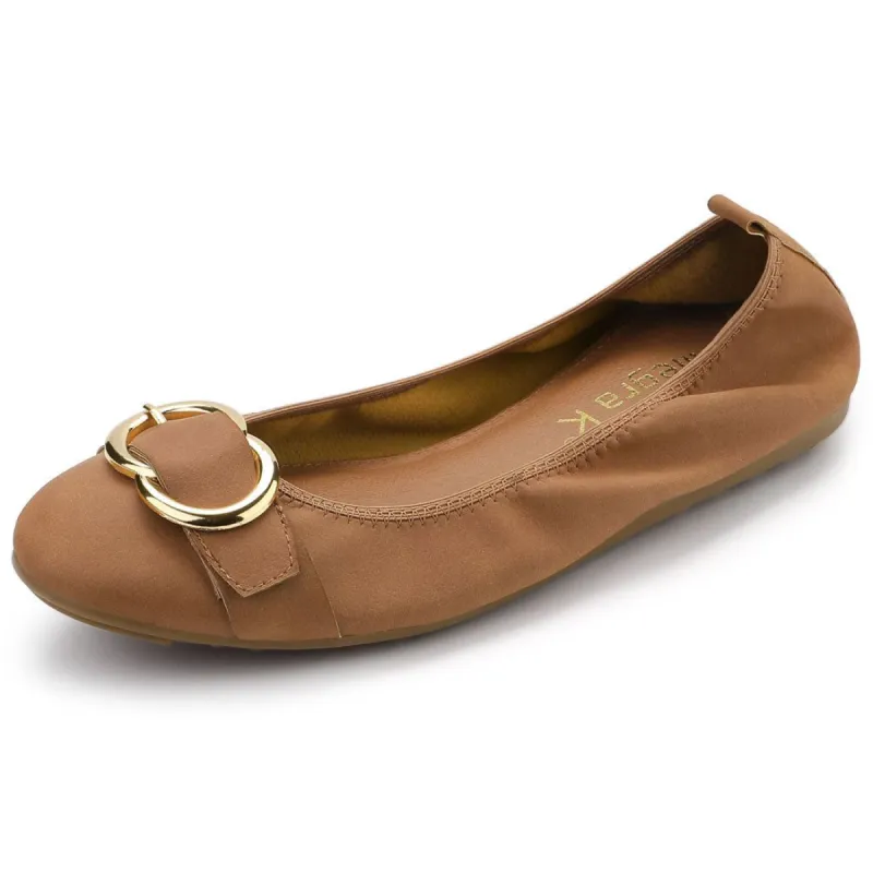 Women's Round Toe Comfortable Slip on Ballet Flats sold by Allegra K