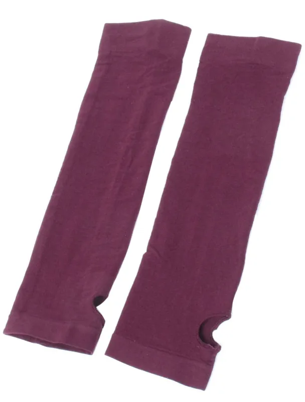 Pair Winter Arm Warmers Elbow Long Elastic Fingerless Gloves for Lady sold by Allegra K