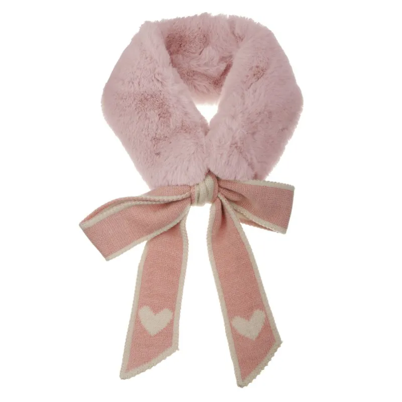 Faux Fur Winter Collar Scarf Thick Plush Neck Scarves Wrap Warmer Shawl for Women Lady sold by Allegra K