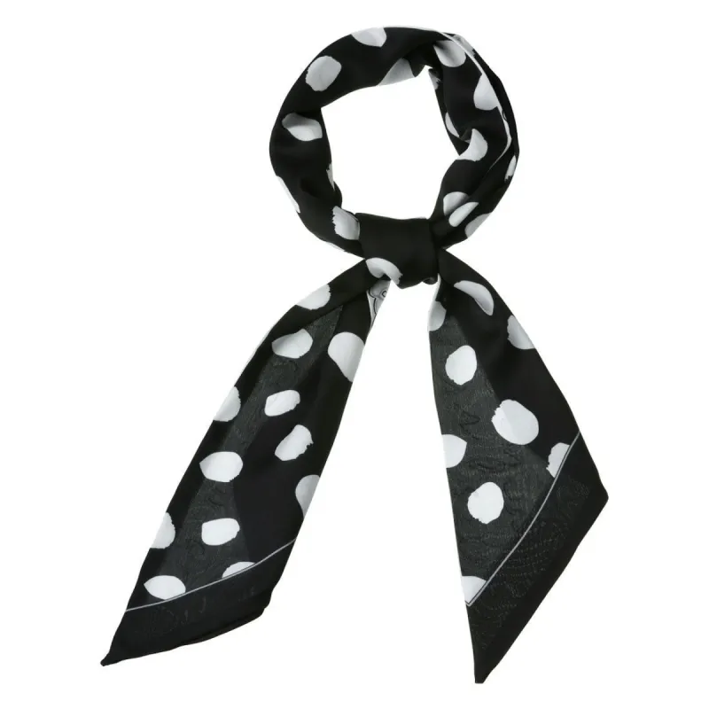 Women Flower Floral Skinny Scarf Neck Scarves Double Sided Neckerchief Headbands sold by Allegra K