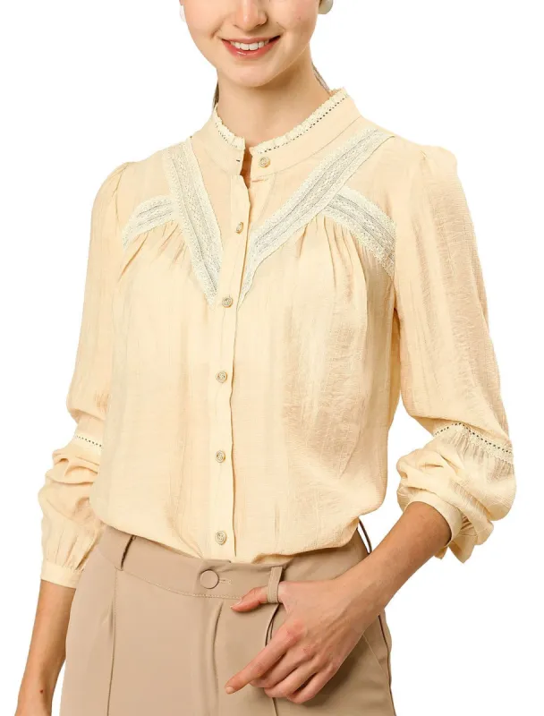 Allegra K Long Sleeve Button Down Shirt sold by Allegra K