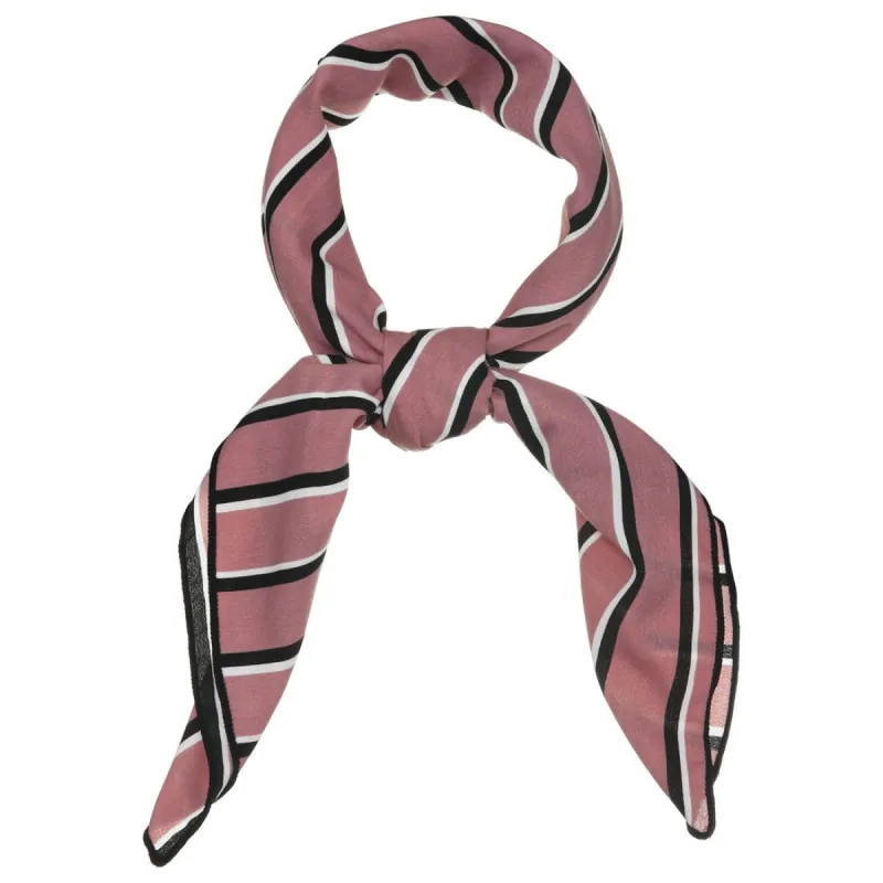 70cm Stripe Print Square Scarves Kerchief Neck Head Scarf Neckerchief Headband for Ladies sold by Allegra K