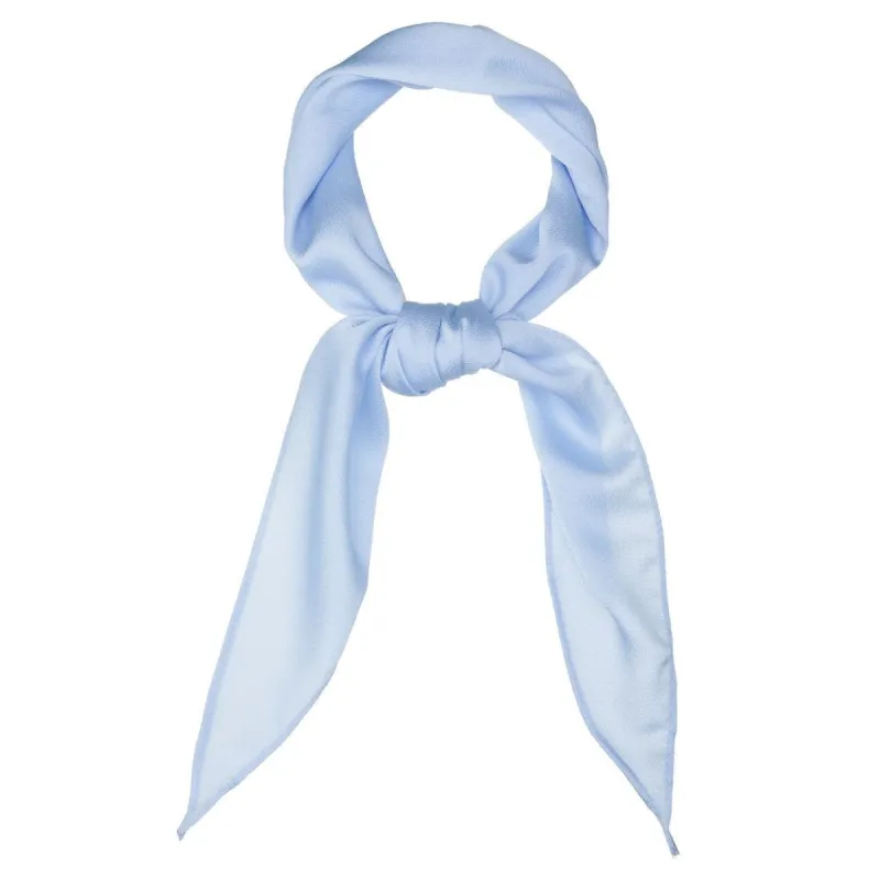 Solid Color Rhombus Neck Scarf Scarves Skinny Long Neckerchief for Women sold by Allegra K