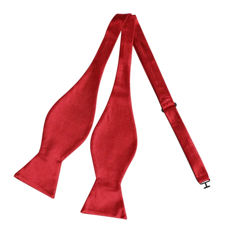 Men's Solid Color Self-tied for Formal Wedding Party Tuxedo Bow Ties sold by Allegra K