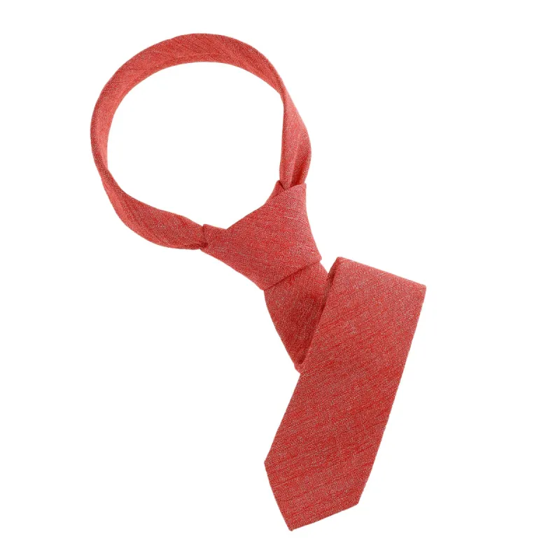 Solid Color Cotton Cloth Winter Formal Casual Ties Skinny Self Tie Narrow Slim Necktie for Men made by Allegra K