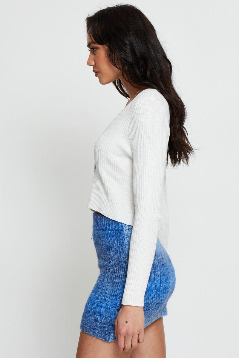 Blue Knit Skirt Mini sold by Ally Fashion product image thumbnail 3