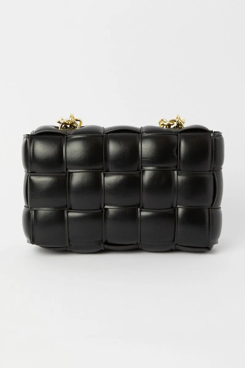 Black Quilt Crossbody Bag sold by Ally Fashion product image thumbnail 3