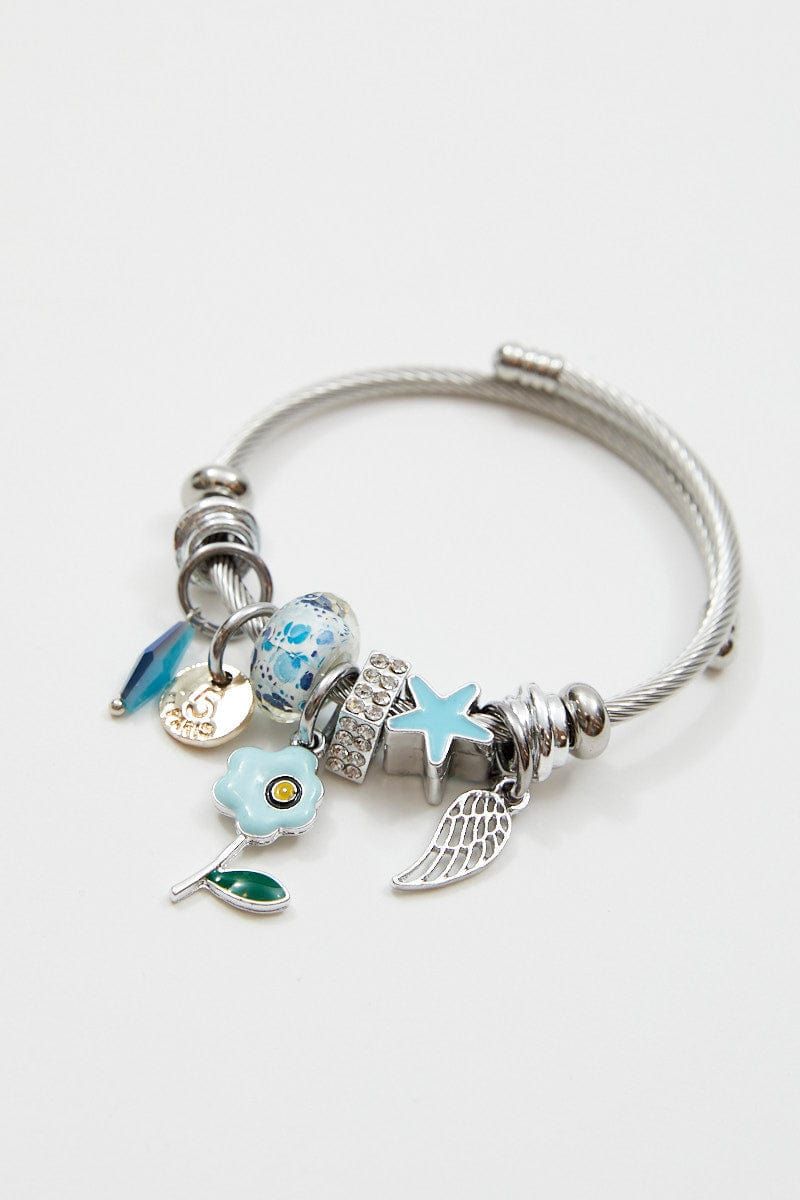 Blue Charm Bracelet sold by Ally Fashion product image thumbnail 3