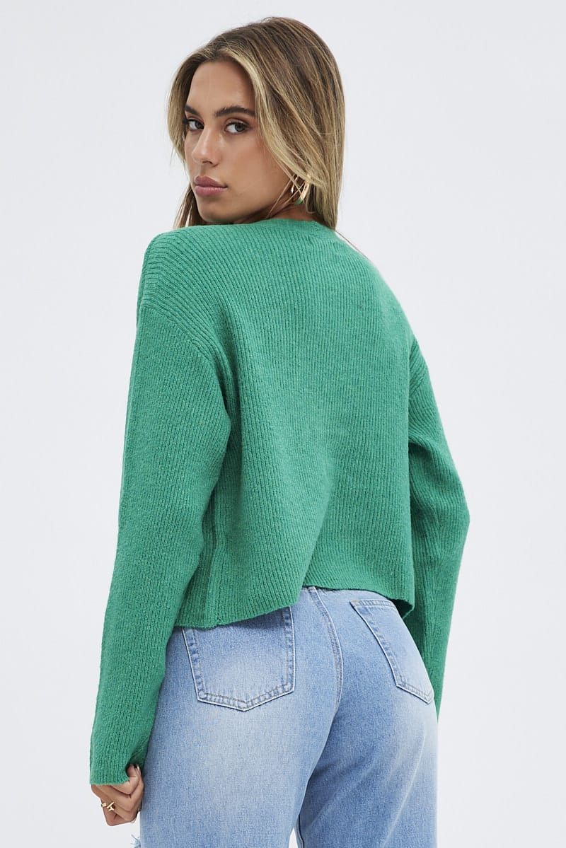 Green Fluffy Cardigan sold by Ally Fashion product image thumbnail 5