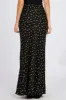 Black Floral Slip Skirt Maxi Linen Blend sold by Ally Fashion