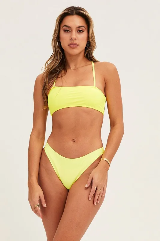 Yellow Bikini Two Piece sold by Ally Fashion